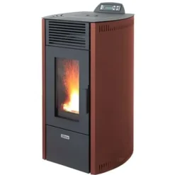 Qlima Pelletkachel Viola 85 S-Line Rood