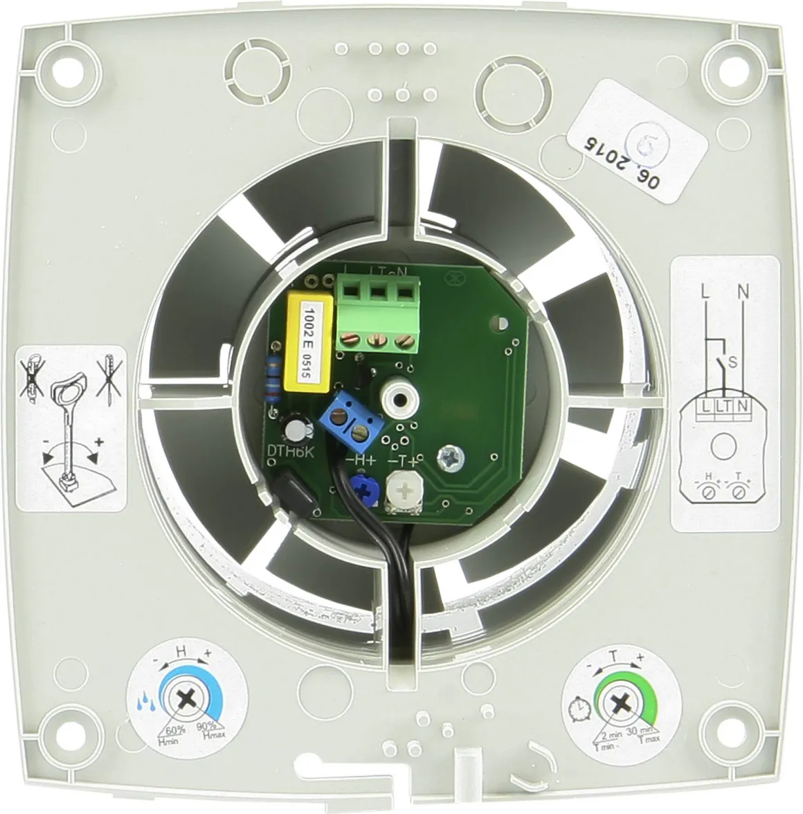 Renson Badkamerventilator 7412H O125Mm Design Grijs