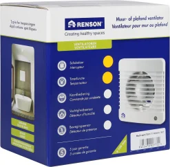 Renson Badkamerventilator 7201T O100Mm Wit