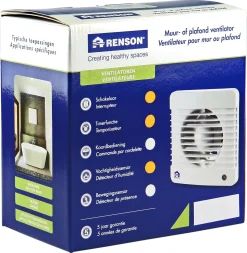 Renson Badkamerventilator 7402H O125Mm Wit