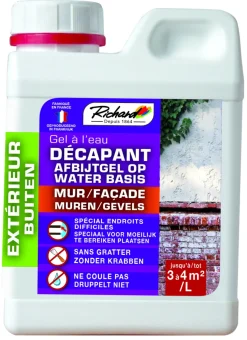 Richard Afbijtmiddel Muur En Gevel Buiten Gel Waterbasis 1L