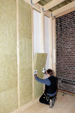 Rockwool Isolatieplaat Plus - Steenwol - Rd-Waarde 2,85M² K/W - 100Mm - 100X60Cm - 3,6M² - 6 Stuks