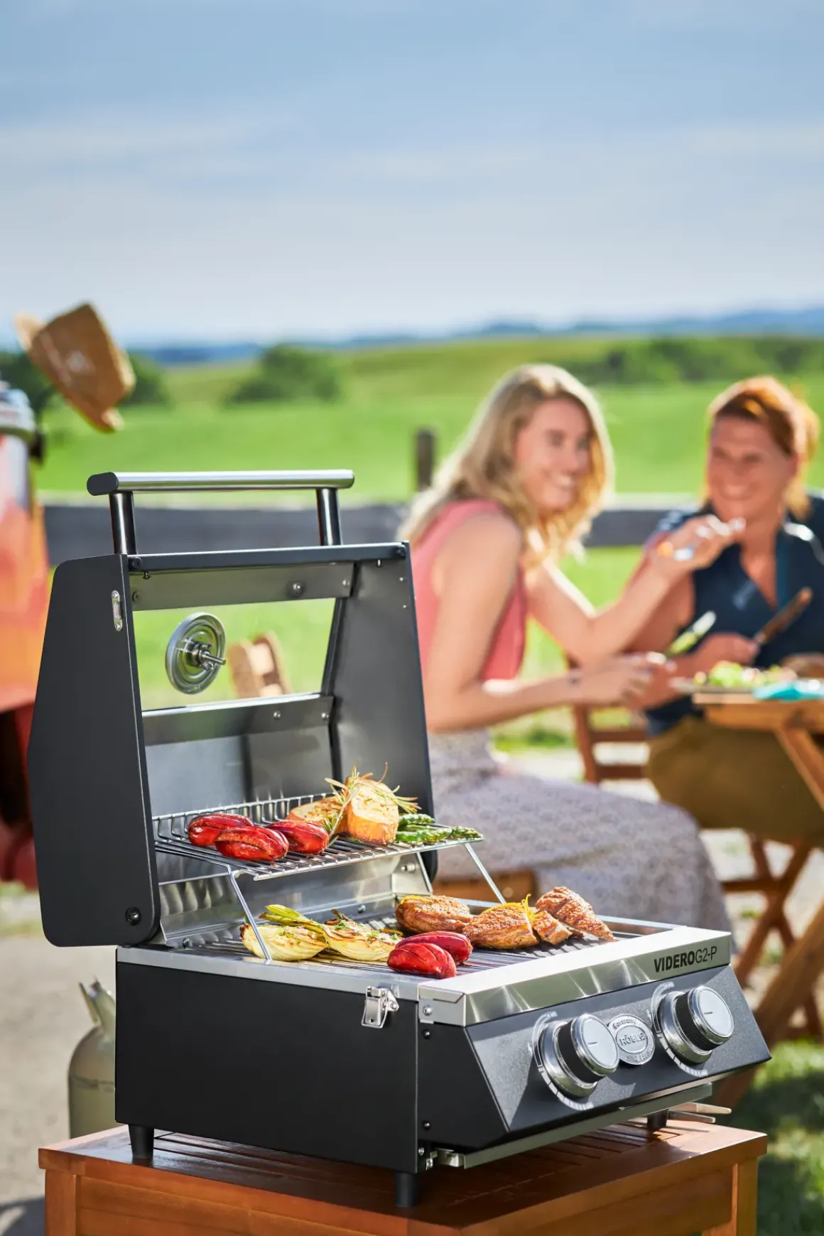 Rosle Gasbarbecue Videro G2-P 45X45X34,7Cm