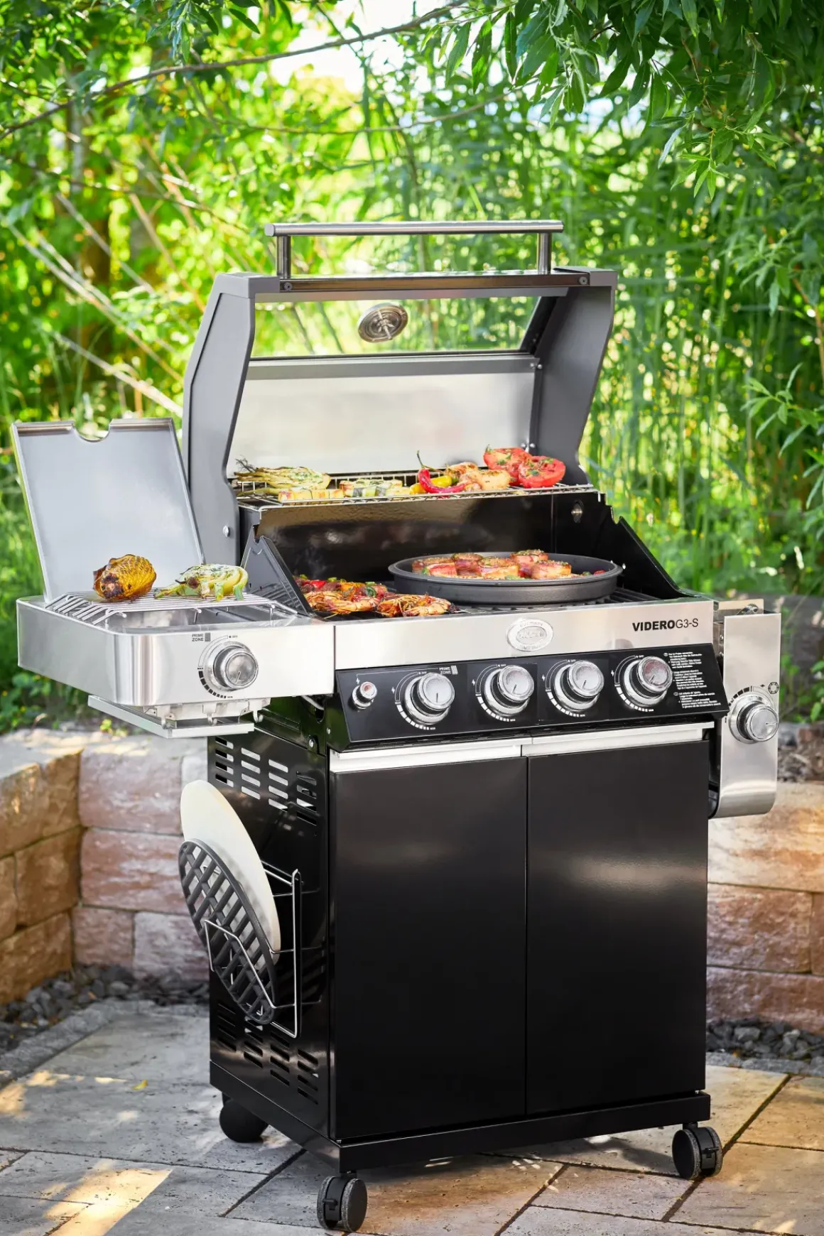 Rosle Gasbarbecue Videro G4-S Vario 30Mbar 81,5X65,5X65,5Cm