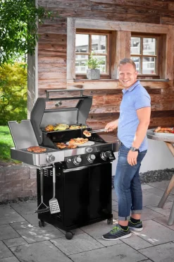 Rosle Gasbarbecue Videro G3-S Vario 30Mbar 70,5X65,5X65,5Cm