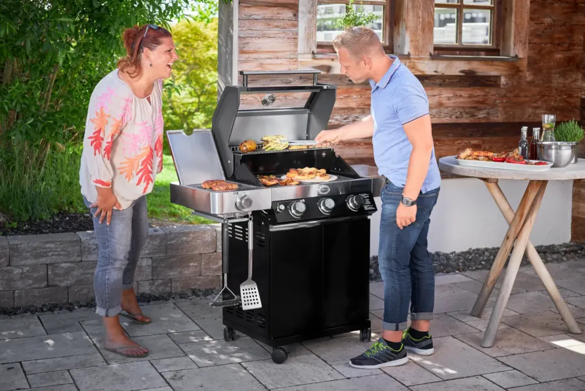 Rosle Gasbarbecue Videro G3-S Vario 30Mbar 70,5X65,5X65,5Cm