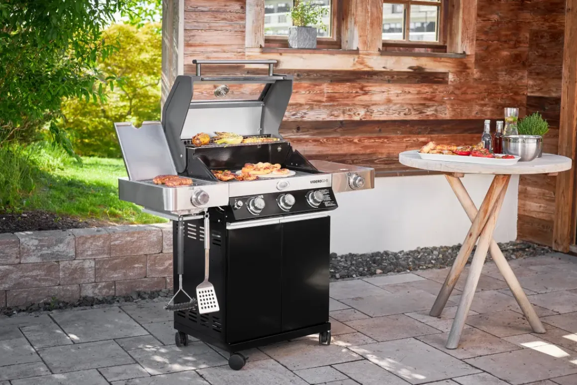 Rosle Gasbarbecue Videro G3-S Vario 30Mbar 70,5X65,5X65,5Cm