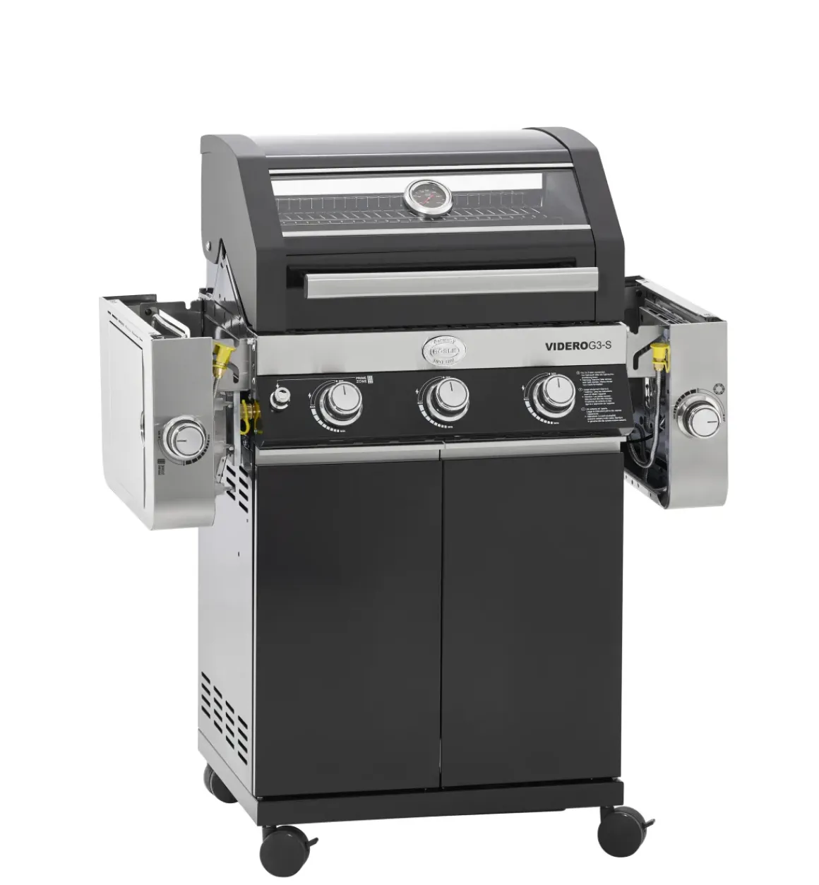 Rosle Gasbarbecue Videro G3-S Vario 30Mbar 70,5X65,5X65,5Cm