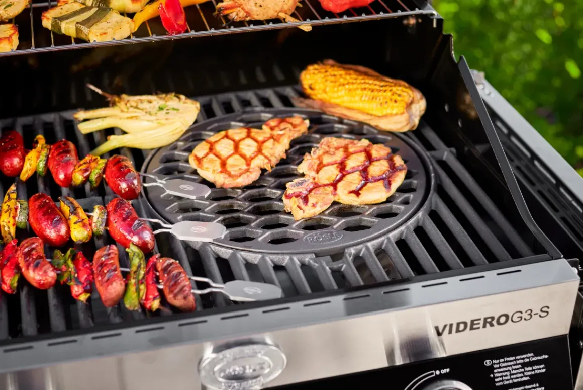 Rosle Gasbarbecue Videro G3-S Vario 30Mbar 70,5X65,5X65,5Cm