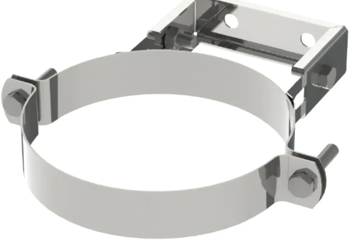 Saninstal Gegalvaniseerde Muurbeugel O 125Mm