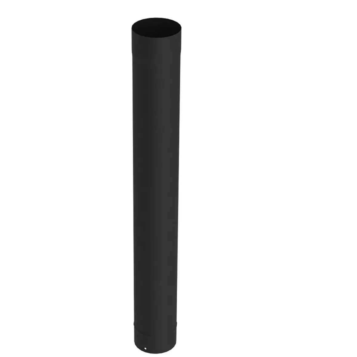 Saninstal Kachelpijp O153Mmx100Cm Zwart Geemailleerd Staal