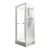 Schulte Complete Cabine - 80X80X190 - Wit -Helder - Juist