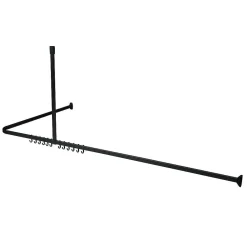 Sealskin Easy Roll Douchegordijnstangset 90X90X90Cm Zwart