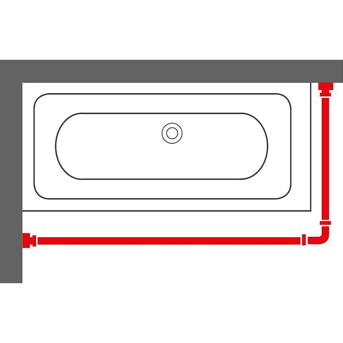 Sealskin Easy Roll Douchegordijnstangset 90X90X90Cm Mat Aluminium