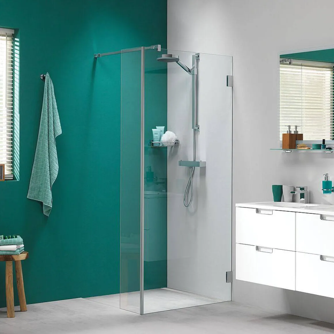 Sealskin I Am Inloopdouche Walk In Type A1 100X30Cm Rvs (Look) | 8Mm Helder Veiligheidsglas + Antikalk