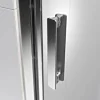 Sealskin Inc. Draaideur In Nis 90X200Cm | 8Mm Helder Veiligheidsglas Met Antikalklaag Zilver Hoogglans