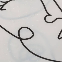 Sealskin Mind Douchegordijn 180X200 Cm Peva Zwart / Wit