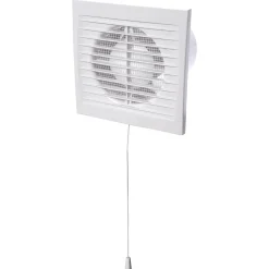 Sencys Badkamerventilator Basic O100Mm Trekkoord Ce