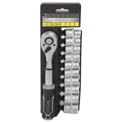 Sencys Dopsleutelset – 11 Stuks