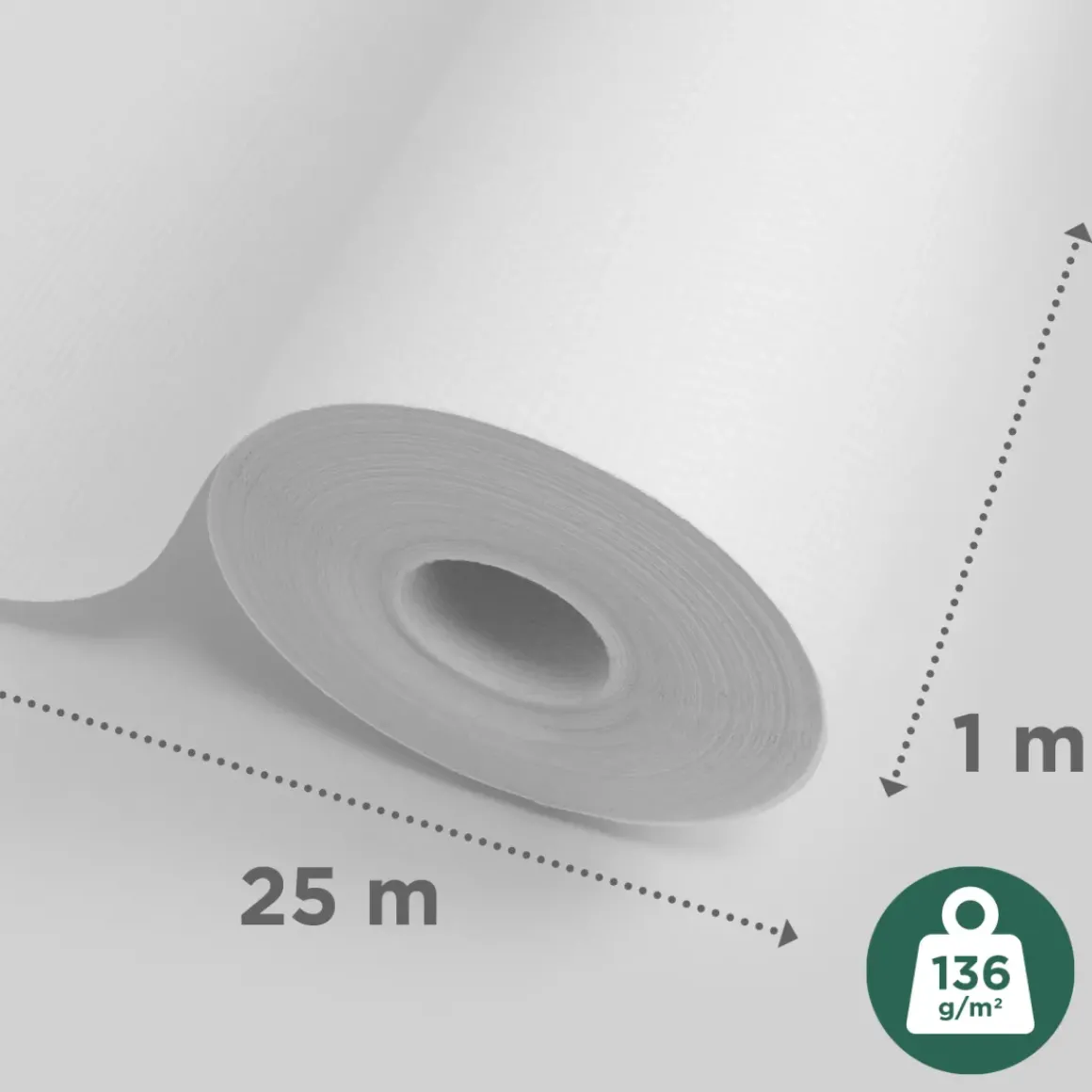 Sencys Glasweefselbehang Ruit Klein 25M 136 Gram
