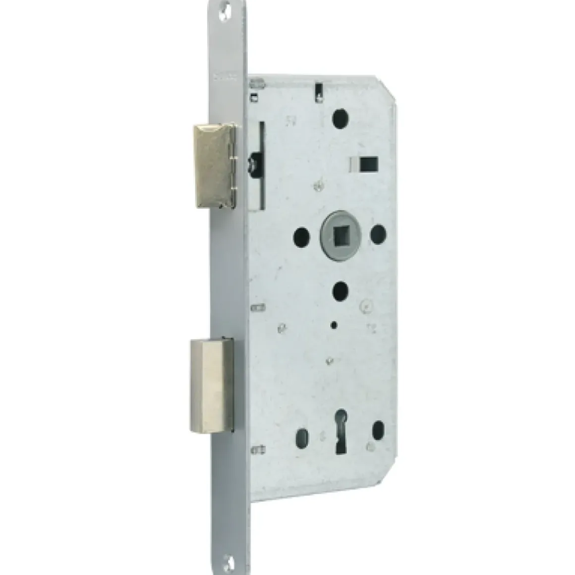 Sencys Omkeerbaar Insteekslot M100 Grijs Staal 72X50Mm