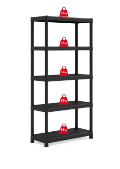 Sencys Opbergrek Pvc Zwart 40 X 90 X 182 Cm