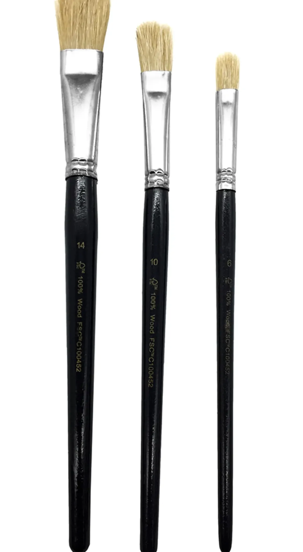 Sencys Plat Kwast - 3 Stuks