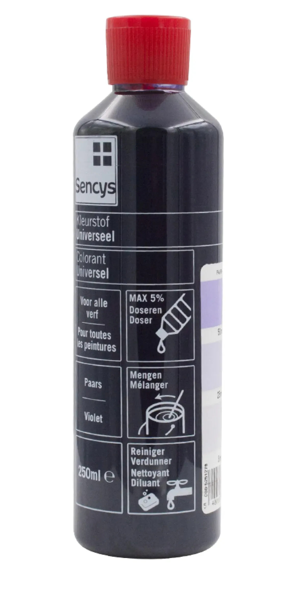 Sencys Universele Verfkleurstof Violet 250Ml