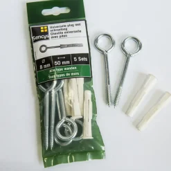 Sencys Universellee Plug + Schroefoog 50X8Mm 5 Stuks