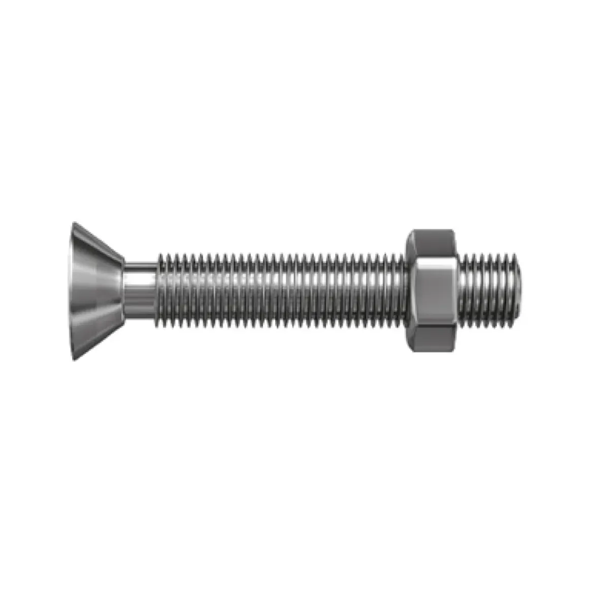 Sencys Verzonken Kop Bout Gegalvaniseerd Staal M6 X 60 Mm - 5 Stuks
