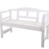 Sens-Line Friesen Tuinbank - Hout - Wit