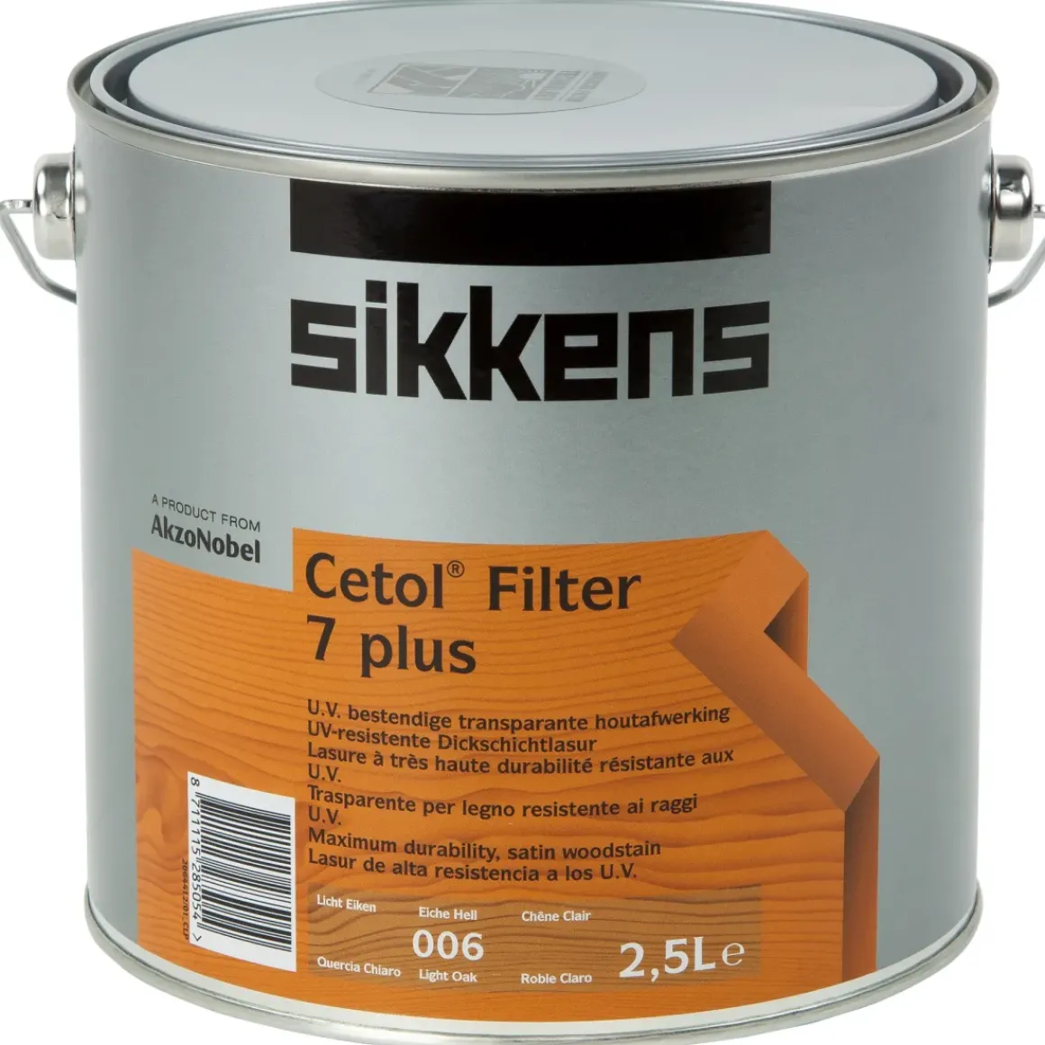 Sikkens Cetol Filter 7 Plus Licht Eik 2,5L Transparant