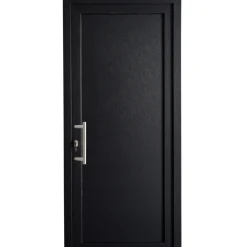 Solid Buitendeur Esterno E02 Vol Paneel Antraciet Links 98X218Cm