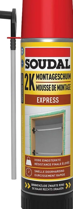 Soudal Montageschuim 2K Express 400Ml