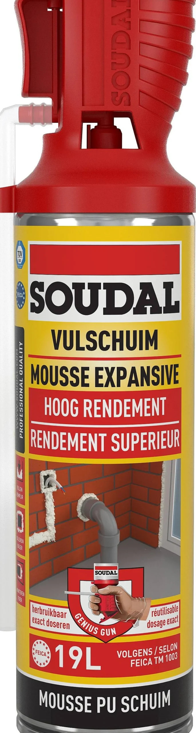 Soudal Vulschuim Manueel 0,5L