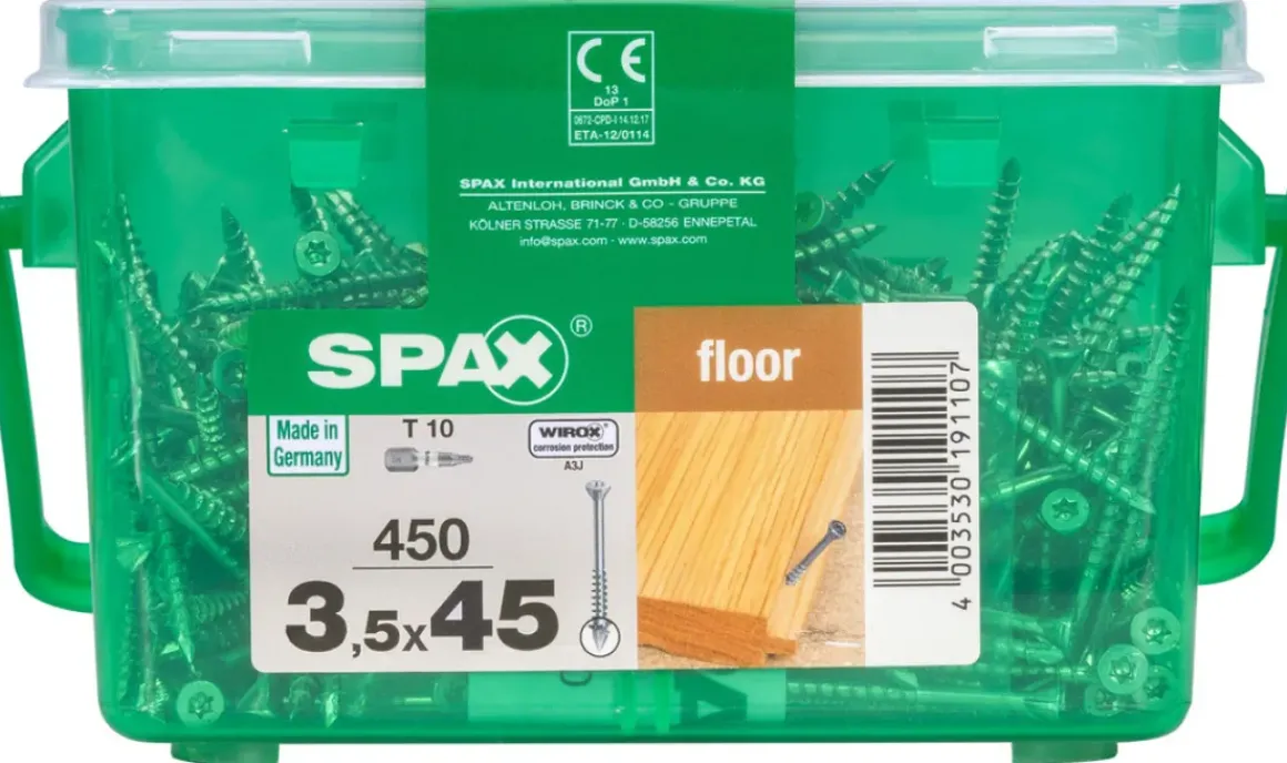 Spax Parketschoef 'T-Star' Wirox 3.5X45Mm 450 Stuks