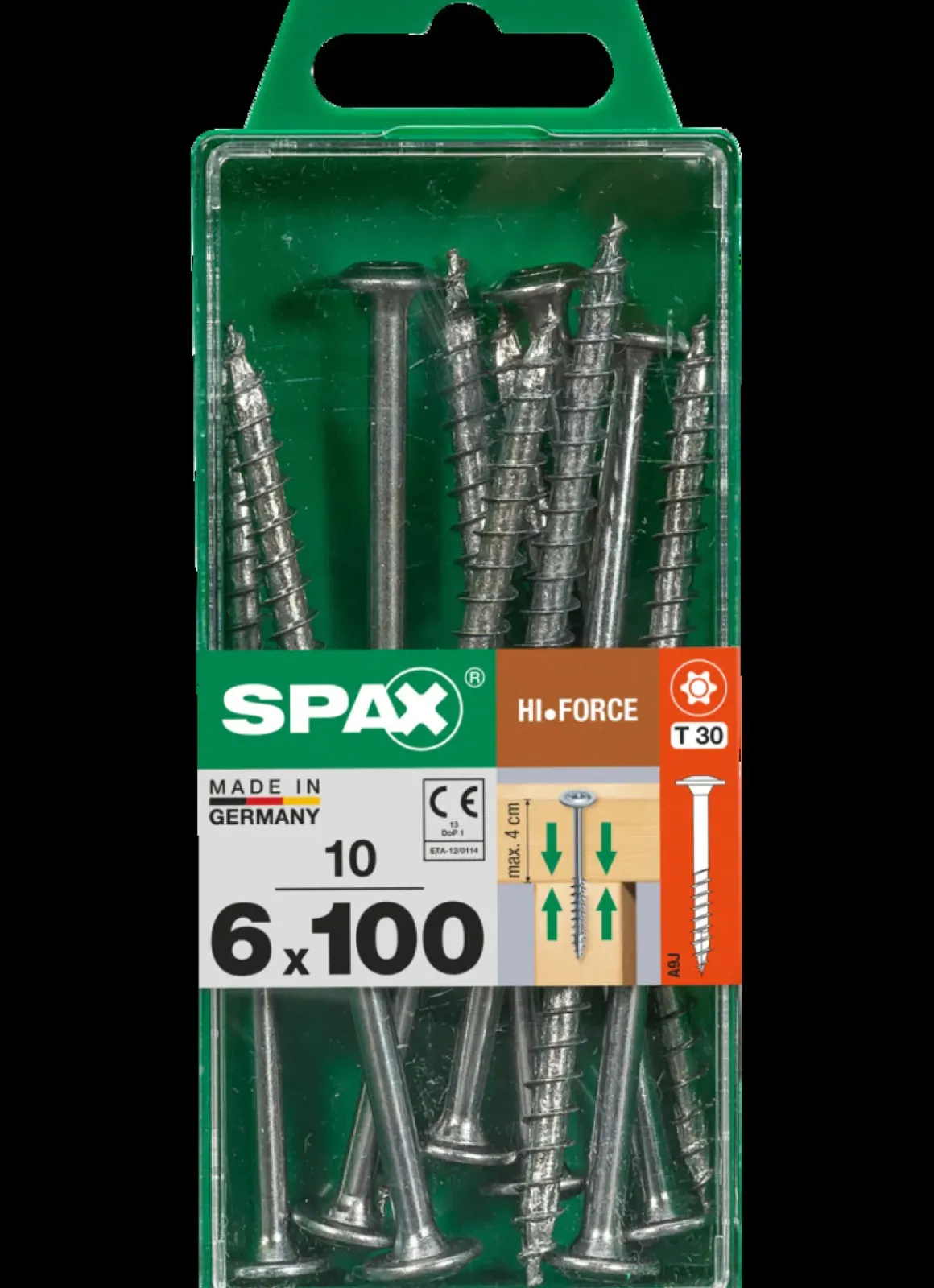 Spax Schroef 'Hi.Force' Wirox 6X100Mm 10 Stuks