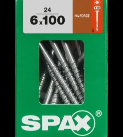 Spax Schroef 'Hi.Force' Wirox 6X100Mm 24 Stuks