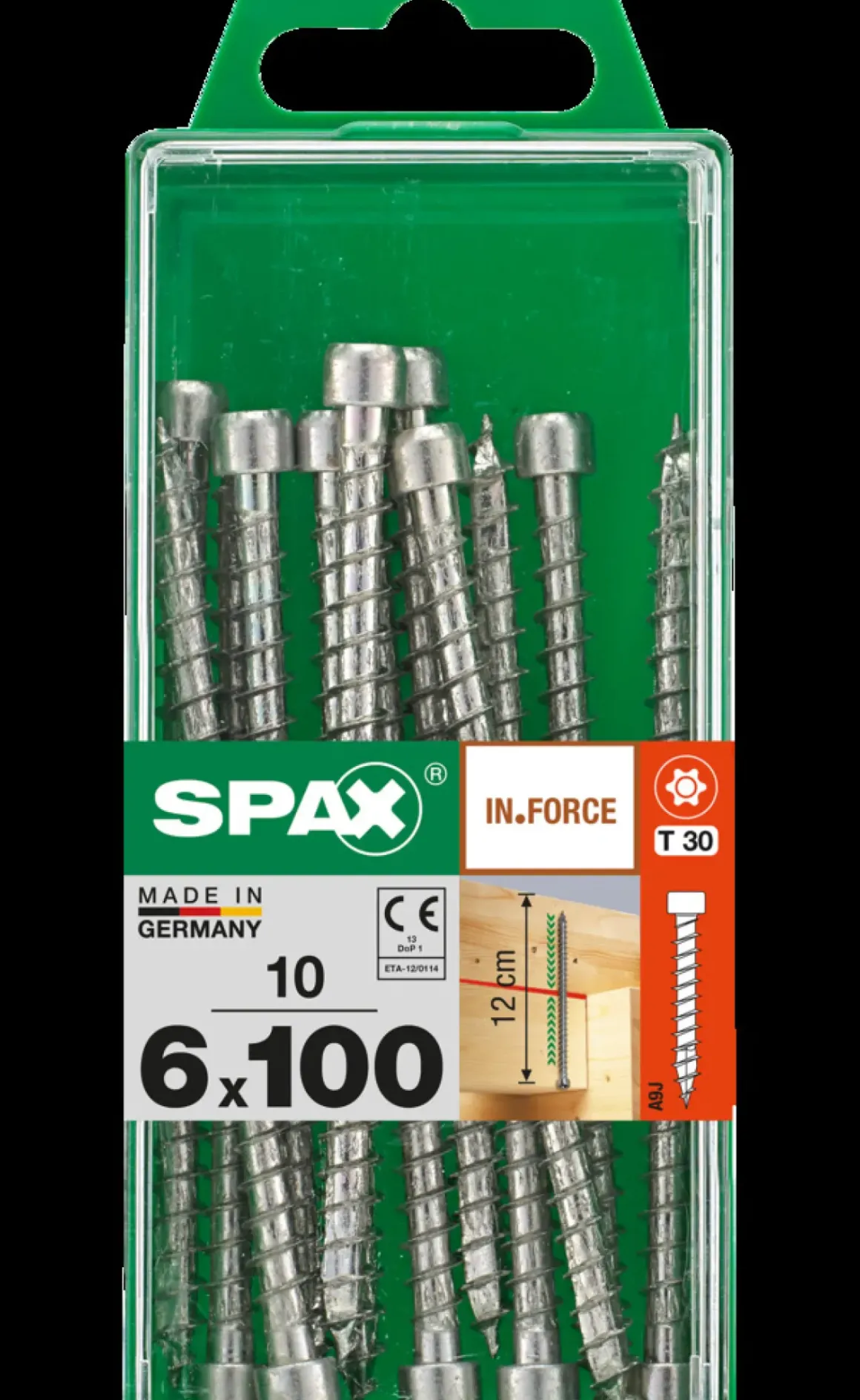 Spax Schroef In.Force Wirox 6X100Mm 10 Stuks