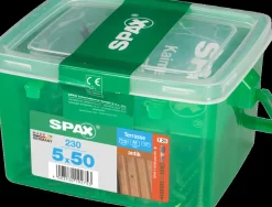 Spax Terrasschroef A2 Rvs Bruin 50X5Mm 230St