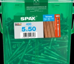 Spax Terrasschroef 'T-Star' Rvs 5X50Mm 400 Stuks