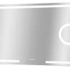 Spiegel Brett Rechthoek Met Ledverlichting Touch Sensor En Spiegelverwarming 70X120Cm