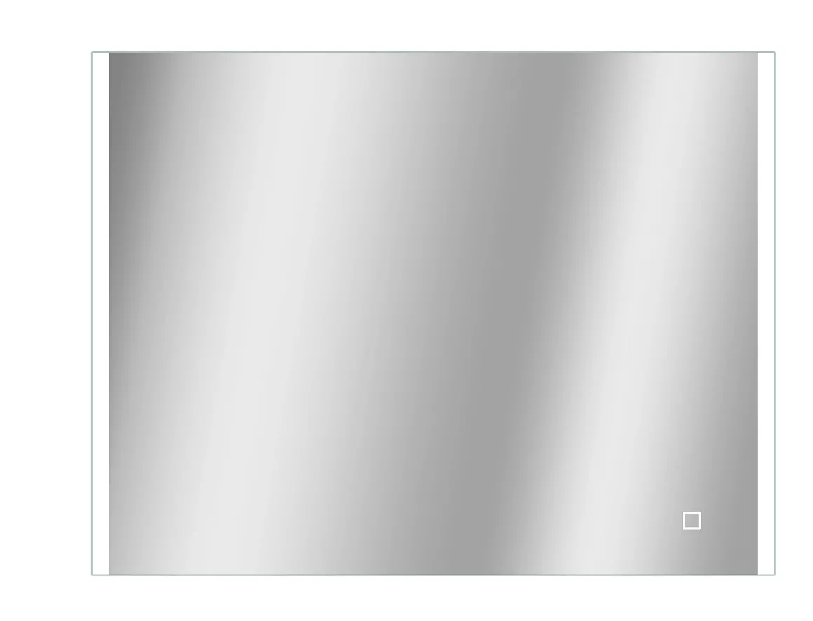 Spiegel Grant Rechthoek Met Ledverlichting Touch Sensor En Spiegelverwarming 60X80Cm