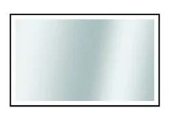 Spiegel Swann Rechthoek Met Ledverlichting Touch En Spiegelverwarming Zwart 75X120Cm