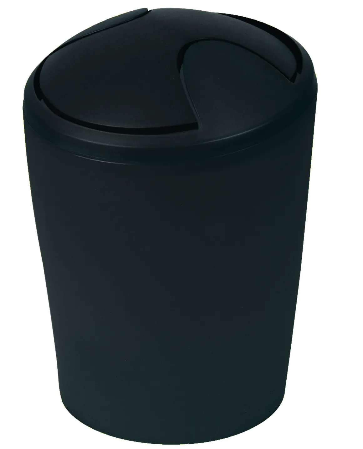 Spirella Afvalbak Move Zwart 5L