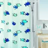 Spirella Douchegordijn Hugo Blauw 180Cm