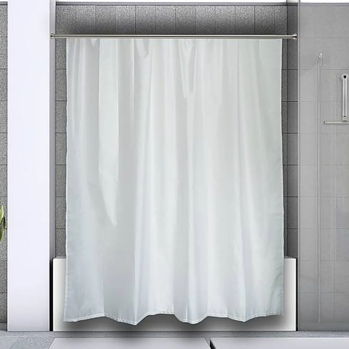 Spirella Douchestang Kreta 75-125Cm Zilver Geborsteld