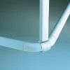 Spirella Douchestang Plafondsteun 60Cm Wit