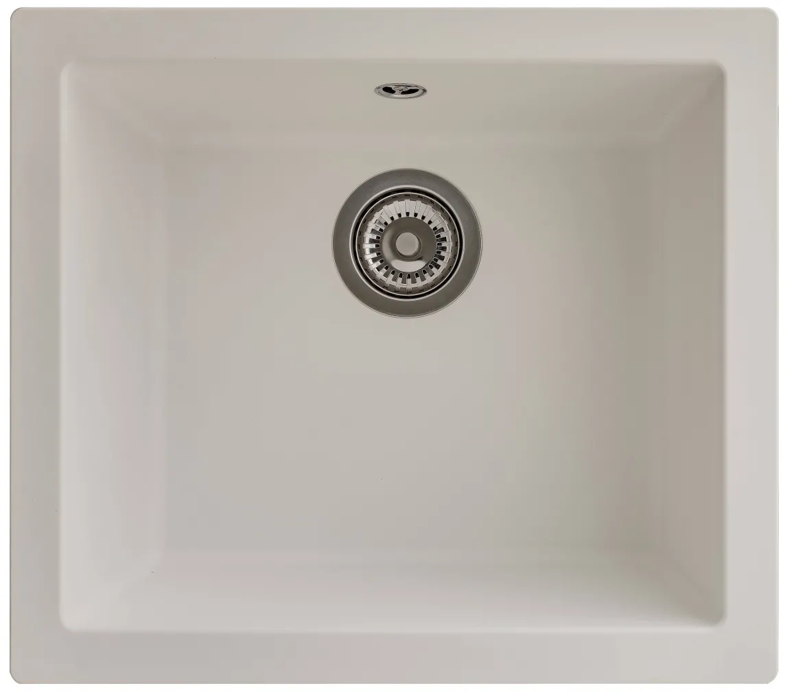 Spoelbak Evo 1Xl Bak 50X44X19Cm Composiet Wit