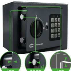 Standers Elektronische Kluis Mini Formaat 15X20X15Cm